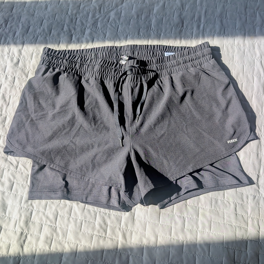 RBX Black Women's Athletic Shorts